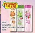 Promo Harga Sunsilk Hijab Shampoo Refresh Hairfall Solution, Refresh Anti Dandruff, Refresh Volume 340 ml - Hypermart