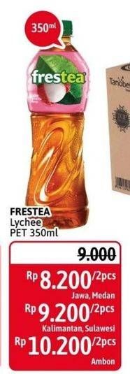 Promo Harga FRESTEA Minuman Teh Lychee 350 ml - Alfamidi