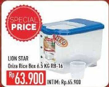 Promo Harga LION STAR Oriza Rice Box 6500 gr - Hypermart