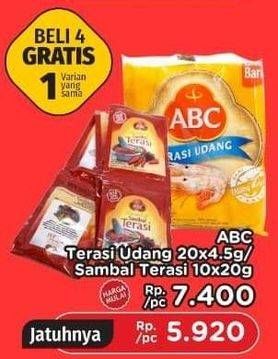 Promo Harga ABC Terasi Udang & Sambal Terasi  - LotteMart