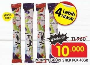 Promo Harga Cimory Yogurt Stick All Variants 40 gr - Superindo