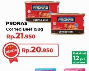 Promo Harga Pronas Corned Beef 198 gr - Yogya