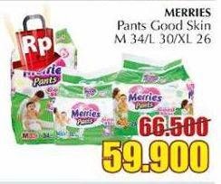 Promo Harga MERRIES Pants Good Skin M34, L30, XL26  - Giant