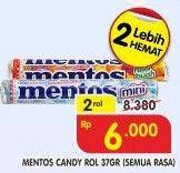 Promo Harga MENTOS Candy All Variants per 2 pcs 37 gr - Superindo