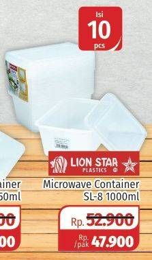 Promo Harga LION STAR Kotak Penyimpanan SL-8  - Lotte Grosir