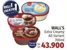 Promo Harga Walls Ice Cream All Variants 700 ml - LotteMart