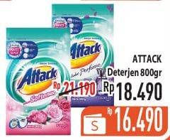 Promo Harga ATTACK Detergent Powder 800 gr - Hypermart