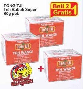 Promo Harga Tong Tji Teh Bubuk 80 gr - Indomaret