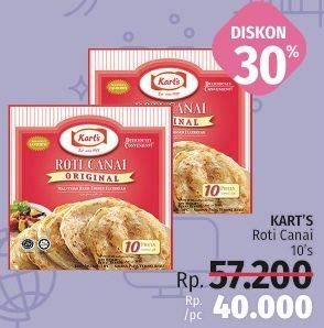 Promo Harga KARTS Roti Canai 10 pcs - LotteMart
