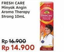 Promo Harga FRESH CARE Minyak Angin Aromatherapy Hot Strong 10 ml - Indomaret