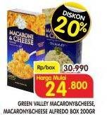 Promo Harga GREEN VALLEY Macaroni & Cheese Alfredo 200 gr - Superindo