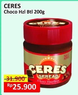 Promo Harga Ceres Choco Spread Choco Hazelnut 200 gr - Alfamart