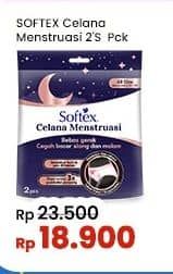 Promo Harga Softex Celana Menstruasi 2 pcs - Indomaret