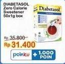 Promo Harga DIABETASOL Sweetener 50 pcs - Indomaret