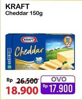 Promo Harga Kraft Cheese Cheddar 160 gr - Alfamart