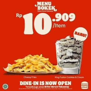 Promo Harga Menu Bokek  - Burger King