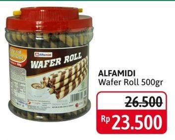 Promo Harga ALFAMIDI Wafer Roll 500 gr - Alfamidi