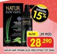 Promo Harga Natur Hair Vitamin Aloe Vera Provitamin B5 80 ml - Superindo