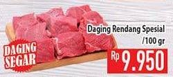 Promo Harga Daging Rendang Sapi Spesial per 100 gr - Hypermart