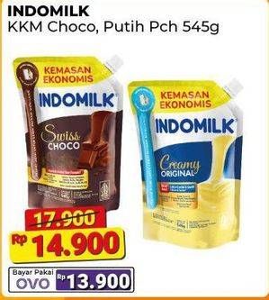 Promo Harga Indomilk Susu Kental Manis Cokelat, Plain 545 gr - Alfamart
