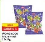Promo Harga WONG COCO My Jelly per 15 pcs 14 gr - Alfamart