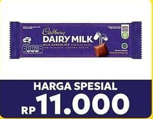 Promo Harga Cadbury Dairy Milk 62 gr - Indomaret