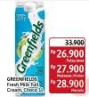 Promo Harga Greenfields Fresh Milk Full Cream, Choco Malt 1000 ml - Alfamidi