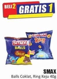 Promo Harga SMAX Balls Cokelat, Cheese 40 gr - Hari Hari