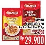 Promo Harga Kimbo Burger Beef/Smoked Beef  - Hypermart