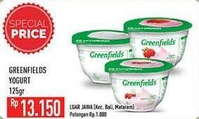 Promo Harga Greenfields Yogurt 125 gr - Hypermart