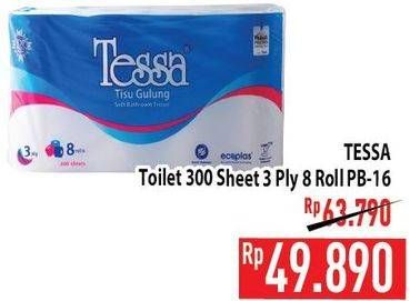 Promo Harga TESSA Toilet Tissue PB-16 8 roll - Hypermart