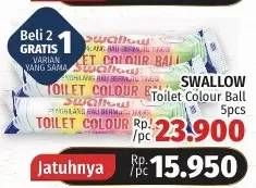 Promo Harga SWALLOW Naphthalene Toilet Colour Ball S-109 5 pcs - LotteMart