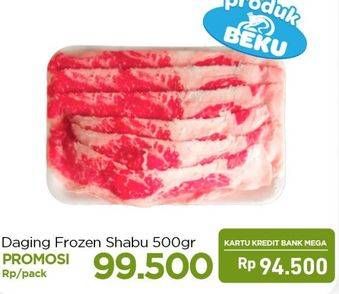 Promo Harga Sapi Shabu-shabu per 500 gr - Carrefour