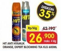 Promo Harga HIT Aerosol Orange, Expert Blooming Tea 600 ml - Superindo