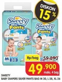 Promo Harga Sweety Silver Pants M30, L28, XL26  - Superindo