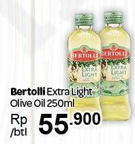 Promo Harga BERTOLLI Olive Oil Extra Light 250 ml - Carrefour