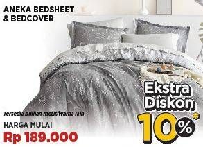 Promo Harga Aneka Bed Sheet & Bed Cover  - COURTS