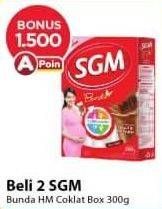 Promo Harga SGM Bunda Susu Ibu Hamil & Menyusui Cokelat 300 gr - Alfamart