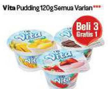 Promo Harga VITA PUDDING Pudding All Variants 120 gr - Carrefour