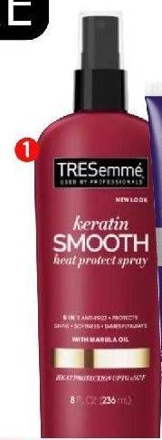 Promo Harga Tresemme Hair Spray Keratin Smooth Heat Protection 236 ml - Watsons
