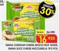 Promo Harga Emina Cheddar Cheese/Emina Cheese Slice   - Superindo