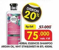 Promo Harga HERBAL ESSENCE Shampoo 400 ml - Superindo