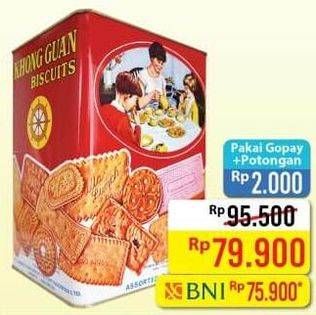 Promo Harga KHONG GUAN Assorted Biscuit Red 1600 gr - Alfamart
