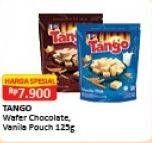 Promo Harga TANGO Wafer Chocolate, Vanilla Milk 125 gr - Alfamart