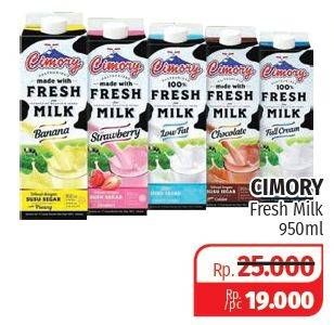 Promo Harga CIMORY Fresh Milk 950 ml - Lotte Grosir