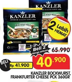 Promo Harga Kanzler Frankfuter/Bockwurst  - Superindo