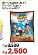 Promo Harga Nano Nano Milky Candy All Variants 12 gr - Indomaret