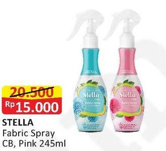 Promo Harga STELLA Fabric Spray Cotton Bloom, Pink Peony 245 ml - Alfamart