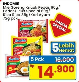 Promo Harga Indomie Mie Goreng/Kuah  - Indomaret