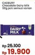 Promo Harga Cadbury Dairy Milk All Variants 90 gr - Indomaret